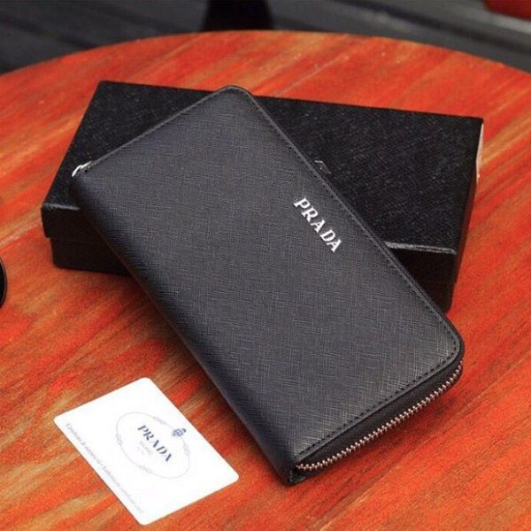大人気！新色☆希少 プラダ ファスナー付長財布 長財布 コピー pud75443