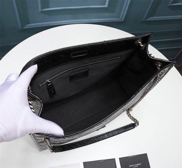 希少色◆サンローラン トートバッグ コピー ニキ クロコダイルレザーショッピングバッグ Sam17950