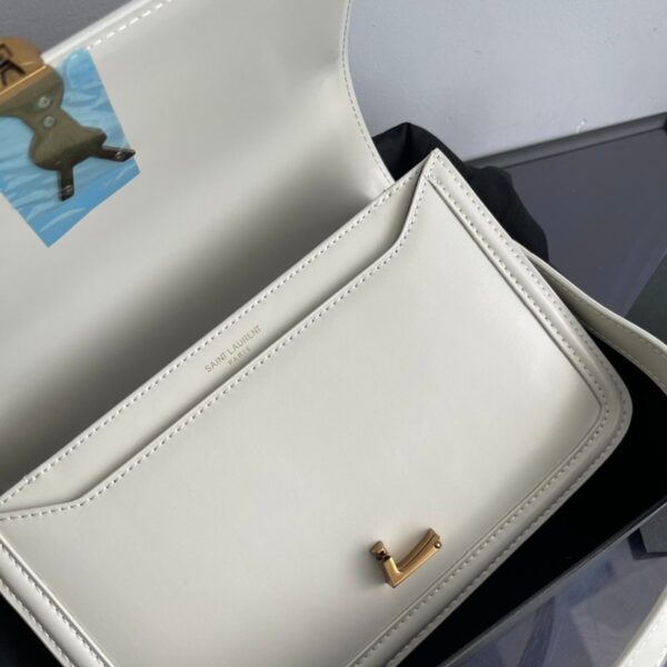 ☆新作21AW☆サンローラン ショルダーバッグ 偽物 ボックスレザー サッチェルバッグ Saa57029