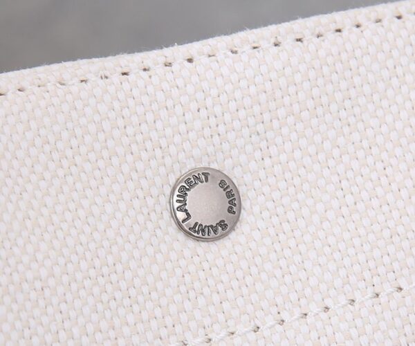定番【サンローラン トートバッグ 偽物】リヴ・ゴーシュ コーテッドリネントートバッグ Sac89785