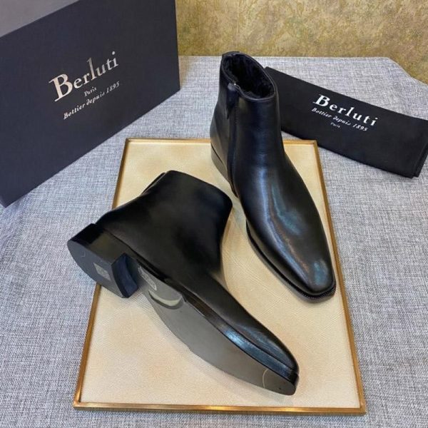 人気★ベルルッティ★ クラシック チェルシーブーツ レザースーパーコピー bea97184