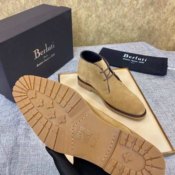 大人気!21AW★ベルルッティ★ クラシック チェルシーブーツコピー bej37672