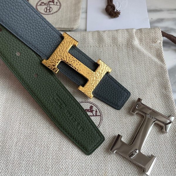 可愛いエルメス ベルト コピー☆ベルトバックル H オ カレ リバーシブルベルト 32mm ery83554