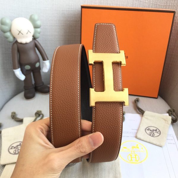 送料込エルメス Hベルト 偽物☆ベルトバックル ミニ コンスタンス リバーシブルベルト38mm ery17295