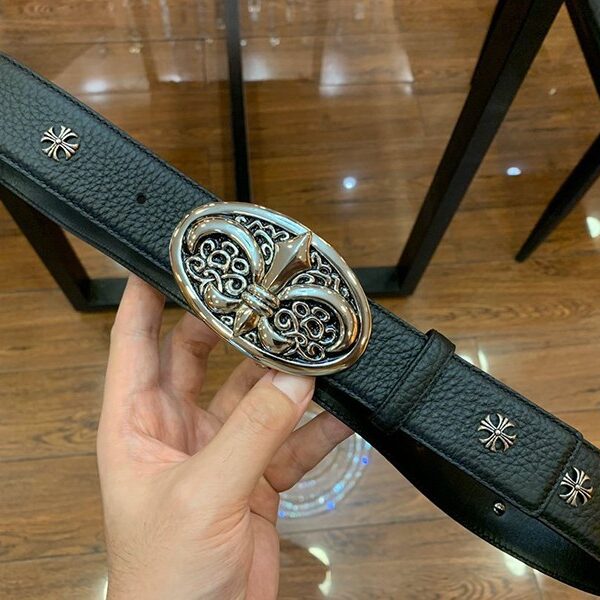 世界中で大人気♪クロムハーツ ベルト スーパーコピー クラシックオーバル クロスラージ”38mm Kue47030