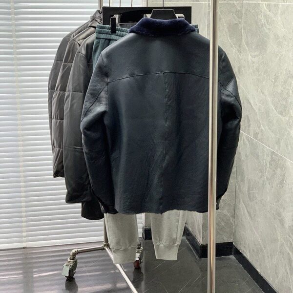 ☆超人気☆ベルルッティ コピー 取り外し可 ファー付 レザージャケット bed75824