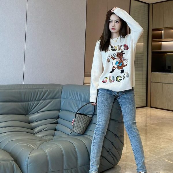 21-22AW グッチ セーター 偽物 GGジャガードコットyuku gui81822