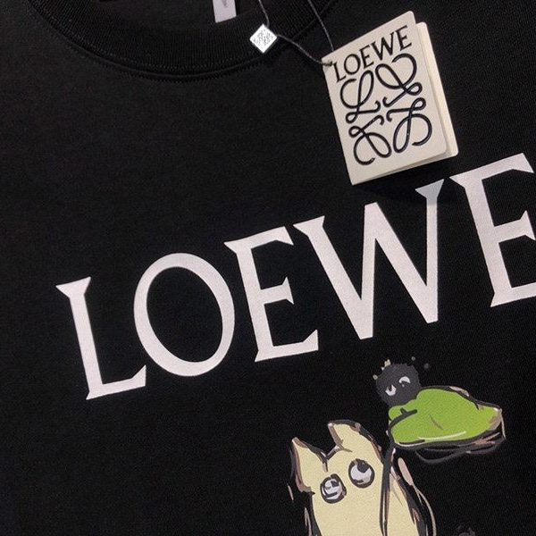 争奪戦 可愛い ロエベ トトロ tシャツ 偽物 コラボ コットン lop69694