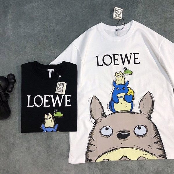 大人気！可愛い ロエベ トトロ tシャツ 偽物 コラボ コットン loo38422