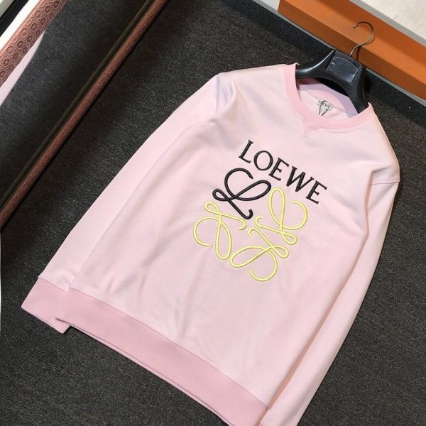 ★日本!!人気！ロエベ アナグラム エンブロイダリー スウェットシャツ 偽物 lok02660
