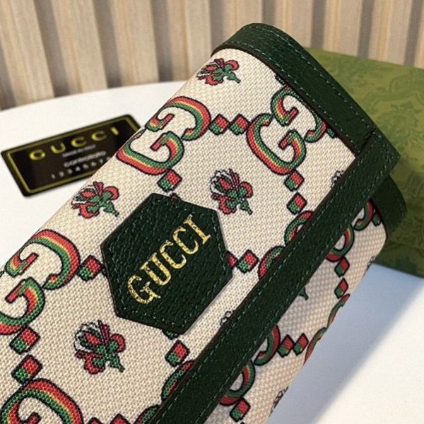 ★日本!!人気！グッチ100周年記念 チェーンウォレット 偽物 guo88681