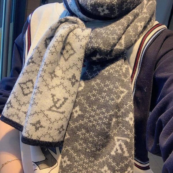超人気 ルイヴィトン カシミヤ ニット マフラ コピーN級品 vuz34507