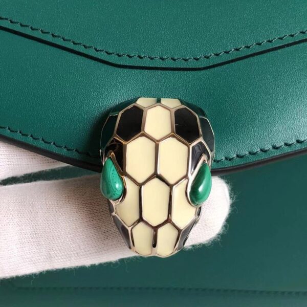 《大人気》【ブルガリ 偽物】新色! SERPENTI FOREVER ナッパ ハンドバッグ Buh54789