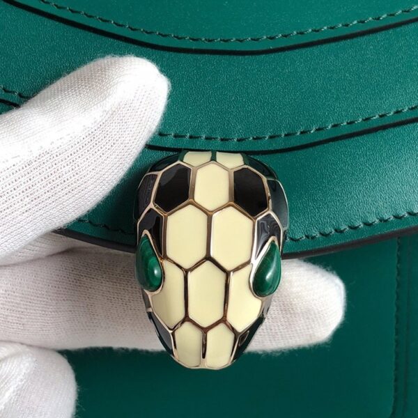 21-22AW【ブルガリ コピー】新色! SERPENTI FOREVER ナッパ ハンドバッグ Bul75855