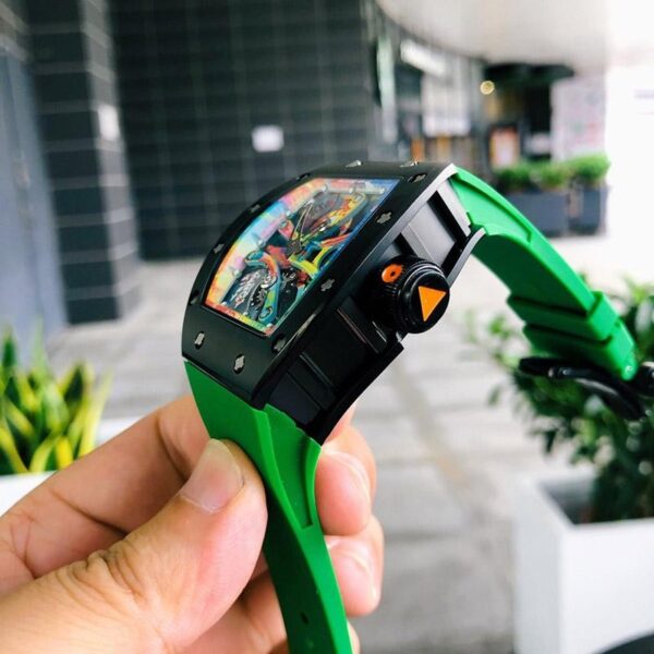 送料込 リシャールミル ダイヤモンドベゼル コピー   自動巻き riu92284
