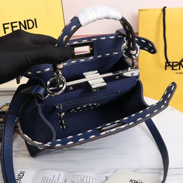 入手困難フェンディ 偽物 ピーカブー ミニ フルグレインレザー バッグ feq31832
