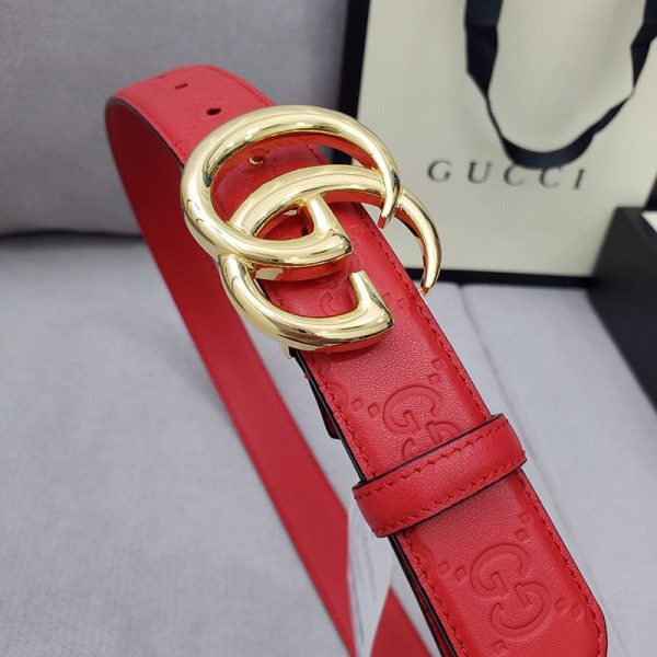 大人気!!新色グッチ ベルト コピー GGマーモント カジュアルベルト 30mm guf34767
