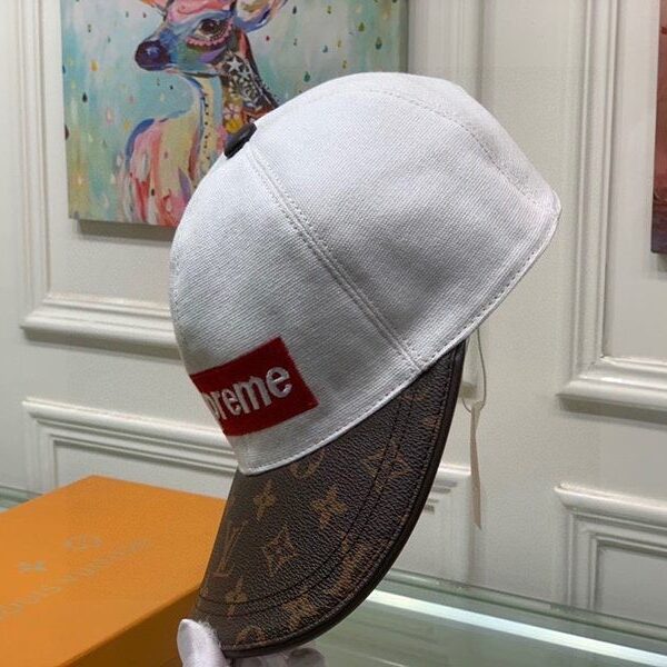 争奪戦シュプリーム ヴィトン キャップ 偽物 Perforated Camp Cap navy 2色 vuk83095