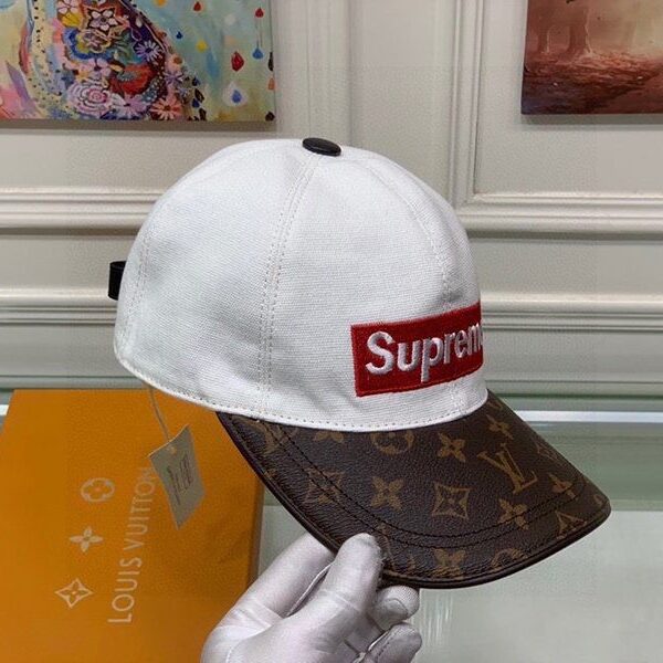 争奪戦シュプリーム ヴィトン キャップ 偽物 Perforated Camp Cap navy 2色 vuk83095