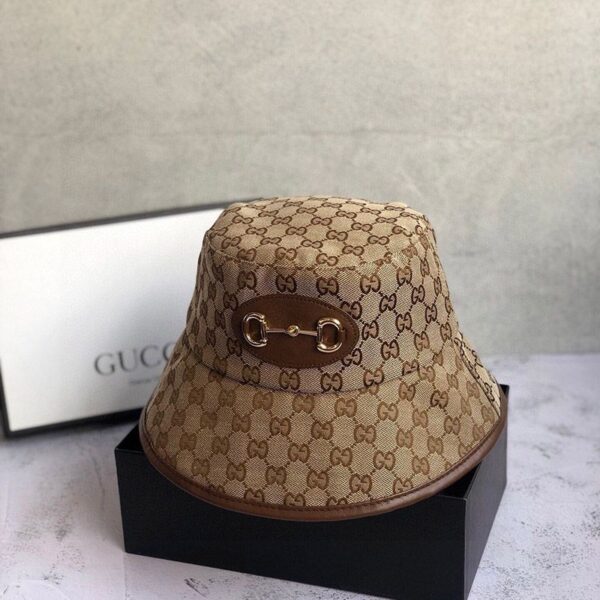 秋冬新作 グッチ GGキャンバス フェドラ バゲットハット guz46238