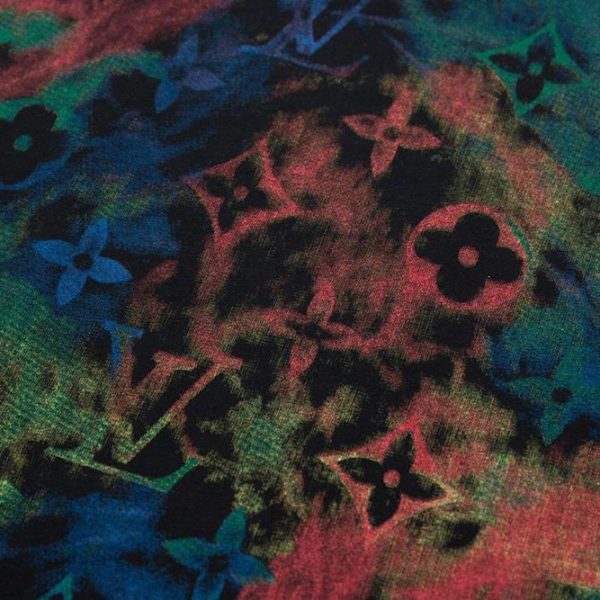 最安値挑戦☆​ルイヴィトン Tシャツ 偽物 ウォーターカラーモノグラム☆ロゴ vuy52487
