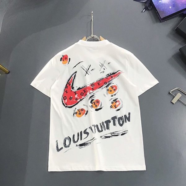 完売必至 ☆​ルイヴィトン Tシャツ パロディ ウォーターカラーモノグラム☆ロゴ vuf84021