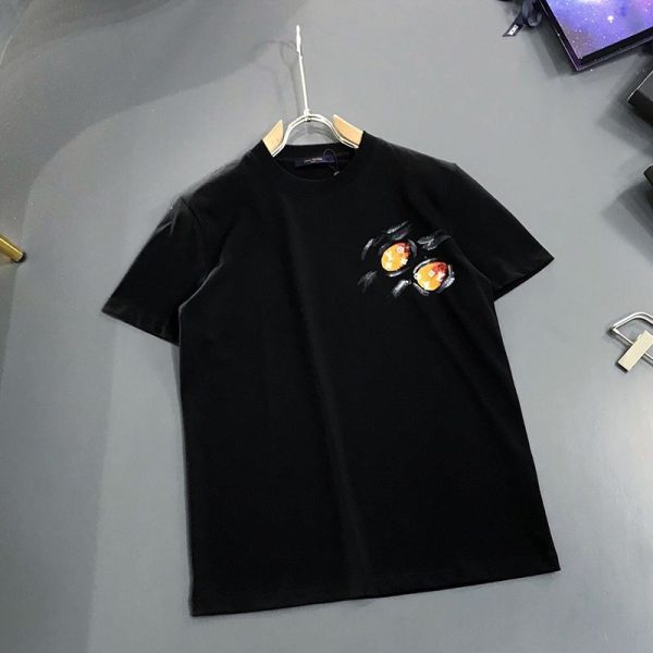 完売必至 ☆​ルイヴィトン Tシャツ パロディ ウォーターカラーモノグラム☆ロゴ vuf84021