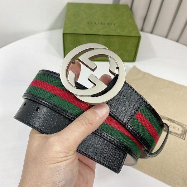 希少色【グッチ ベルト 偽物】 リバーシブル GGスプリーム キャンバス 38mm gum28434