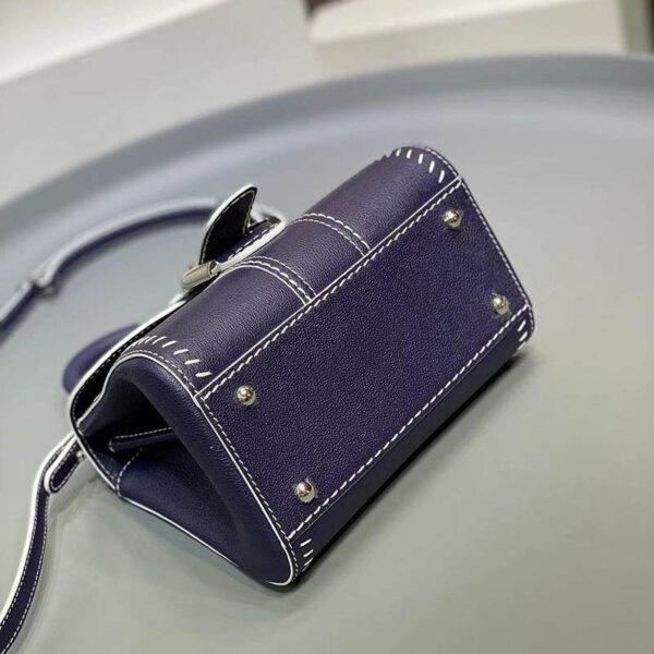 ★日本!!人気！デルボー カーフスキン ブリヨン ショルダー 偽物 ハンドバッグ☆送料込 AA0406ADW0AKSPA