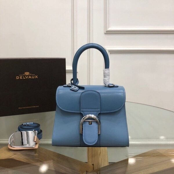 人気No1【DELVAUX コピー】カーフスキン ブリヨン ショルダー ハンドバッグ Dee03010