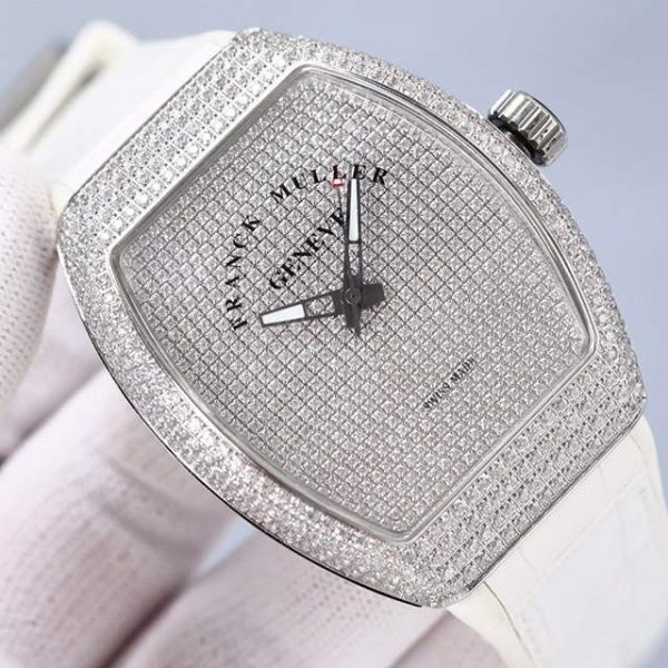 ★日本!!人気！フランクミュラー カサブランカ V45 偽物 全面ダイヤ54mm fra98326