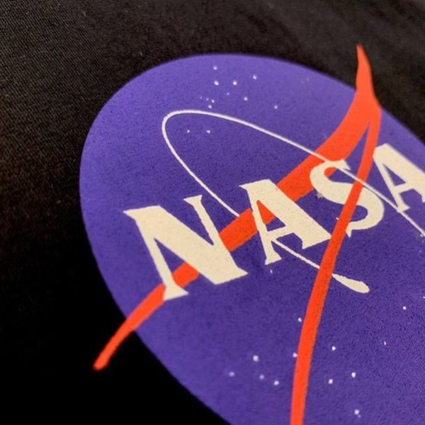大人気!!新色バレンシアガ  × NASA コピー スペース ロゴ Tシャツ ブラック bad10260