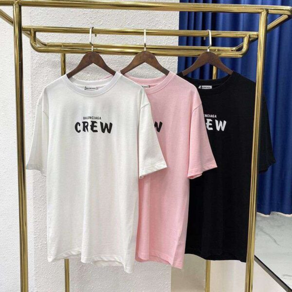 大人気！バレンシアガ CREWロゴ Tシャツ コピー ホワイト baa41967
