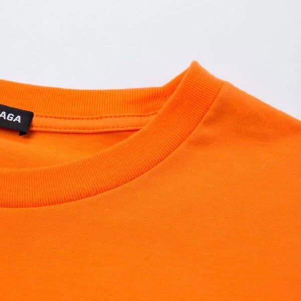 争奪戦バレンシアガ CREWロゴ Tシャツ コピー オレンジ baj54841