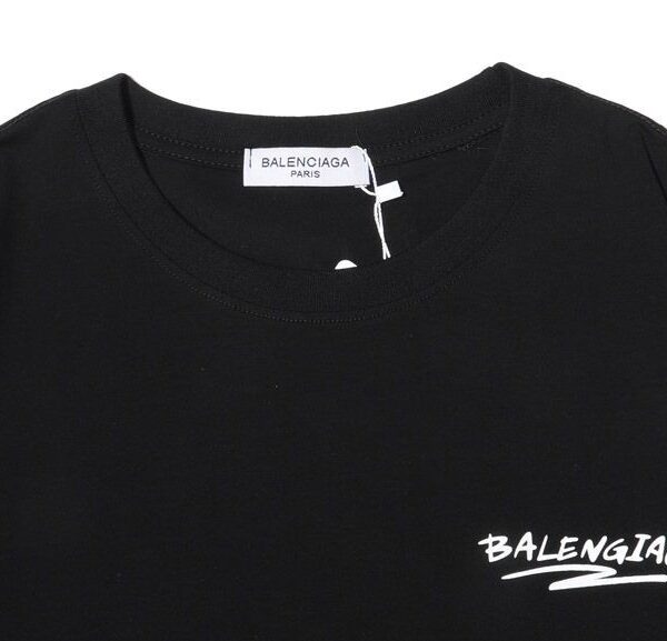 超話題!バレンシアガ 偽物 クルーネックロゴ Tシャツ 2色 baw37360