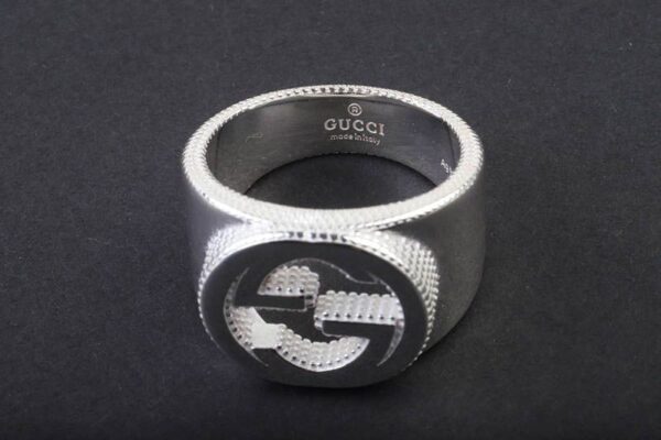 《大人気》グッチ/インターロッキングG シルバー リング コピー guq56968
