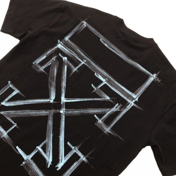 争奪戦オフホワイト グラフィティ アローロゴTシャツ スーパーコピー ofx82407