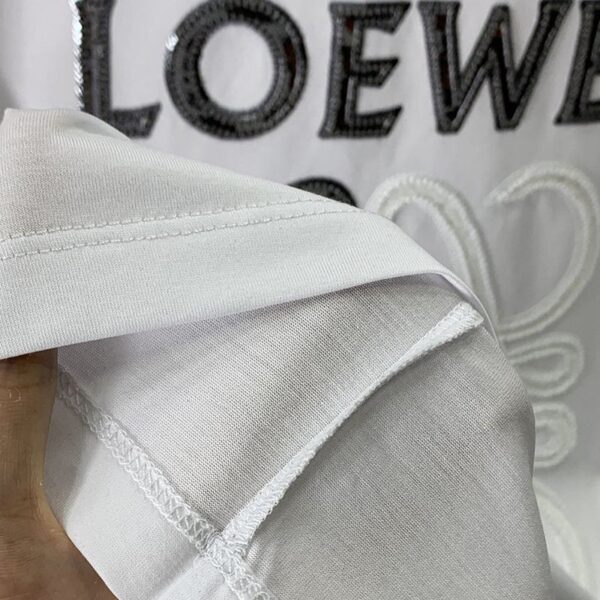 【国内発送】ロエベ プリントコットンジャージーTシャツ 偽物 2色 low40595