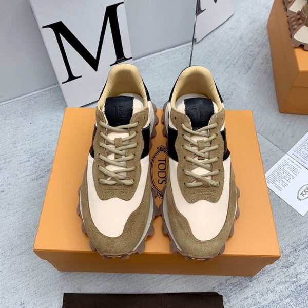 入手困難 TODS スーパーコピー スエード＆ファブリックスニーカー tor46589