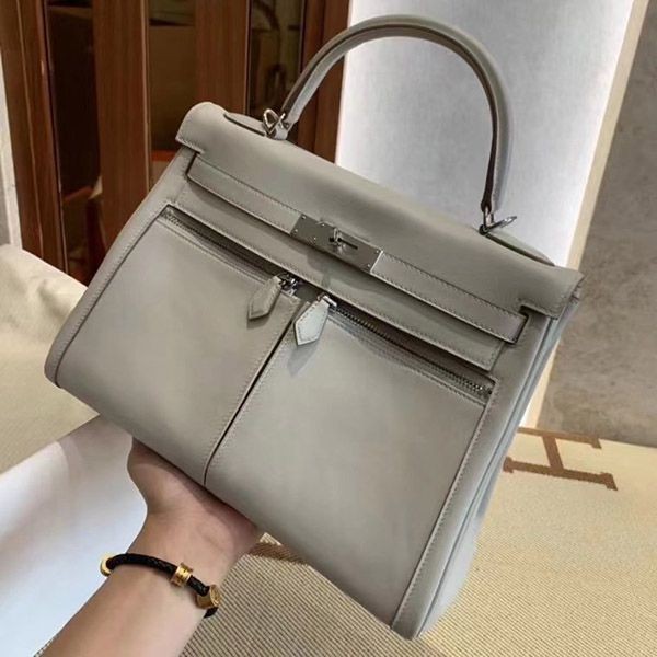 超希少！エルメス ケリー コピー 32cm 内縫トゴ シルバー金具 erp94746