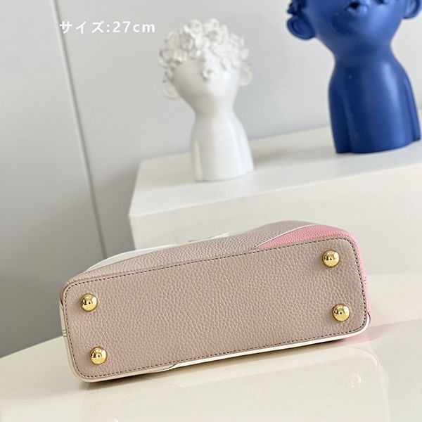 春もの新作 お洒落に♪ルイヴィトン カプシーヌ コピーハンドバッグ チャーミングなカラーが夏に◎ M59863