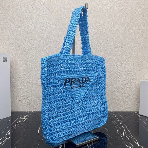 21-22AWプラダ ラフィア トートバッグ スーパーコピー pui84257