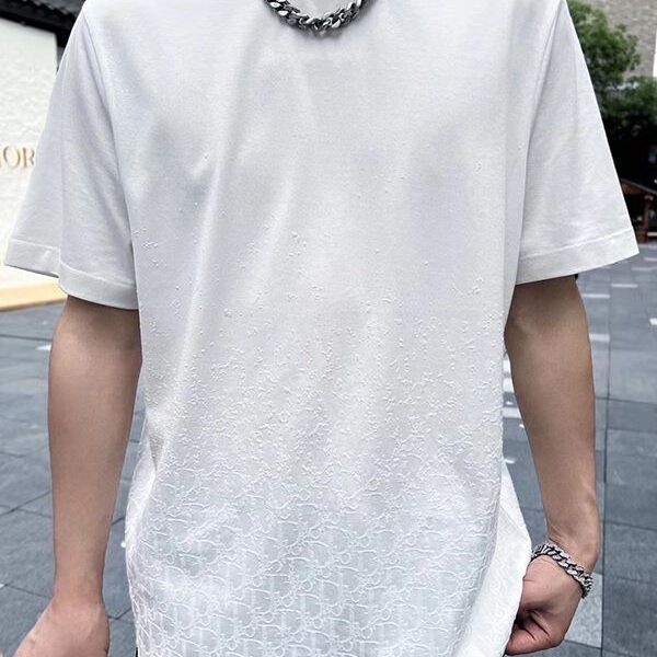 最安値挑戦 ディオール コットン 半袖Tシャツ コピー dei66624
