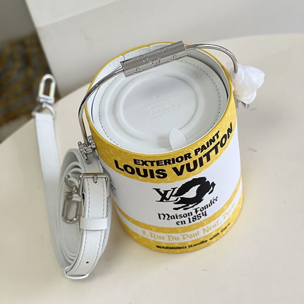 送料込ルイヴィトン ペイントカン ペンキ缶風ハンドバッグ コピー 2色 M81591