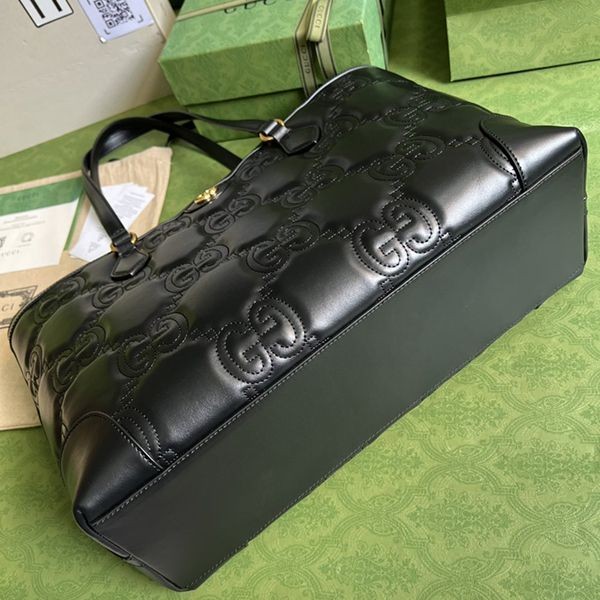 定番グッチ キルティングGGレザー ミディアム トートバッグ 偽物 gum49146