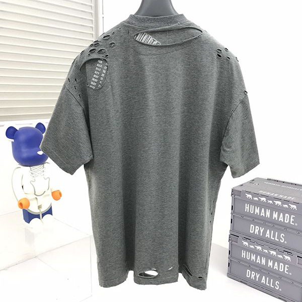 セール新作 バレンシアガ グレー ロゴTシャツ コピー bag52860