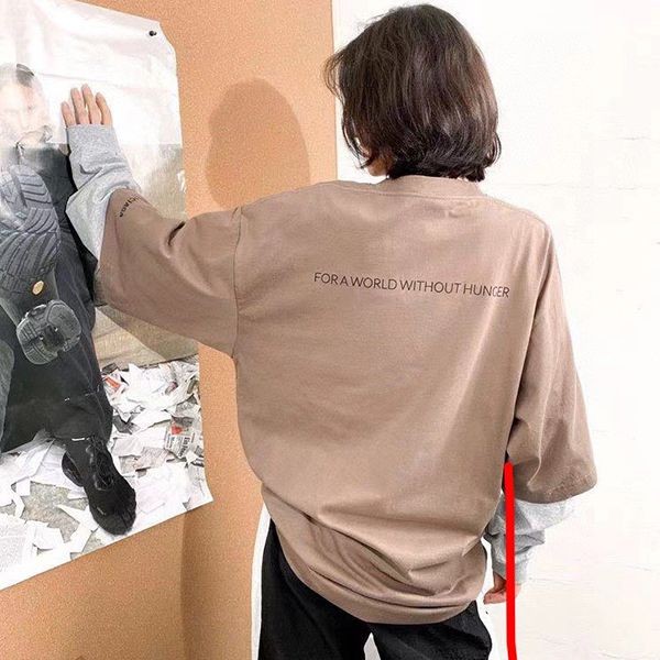 希少色バレンシアガ WFP ダブルスリーブTシャツ 長袖 偽物 6色 698089TMVL21070