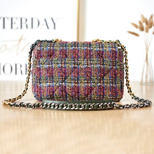 n級品 おすすめ◆シャネル 19 ハンドバッグ 偽物 CC 千鳥格子 shr00947