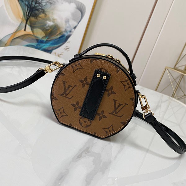 【大人気★】ミニボワットシャポー 偽物 ルイヴィトン 丸型ミニバッグ 2WAY M68276
