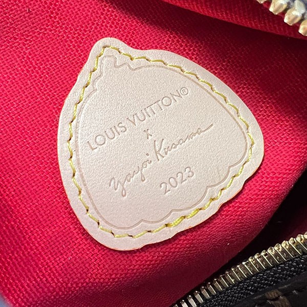 【草間彌生コラボ】LV サイドトランク ハンドバッグ 偽物 M46396